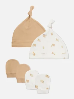 Schapensetje Met Petje En Wanten, Set Van 2