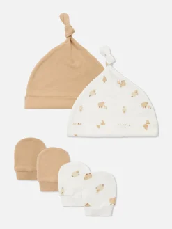 Schapensetje Met Petje En Wanten, Set Van 2