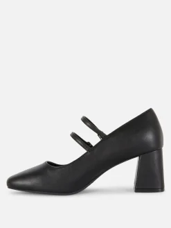 Schoenen Met T-bandje Van Imitatieleer