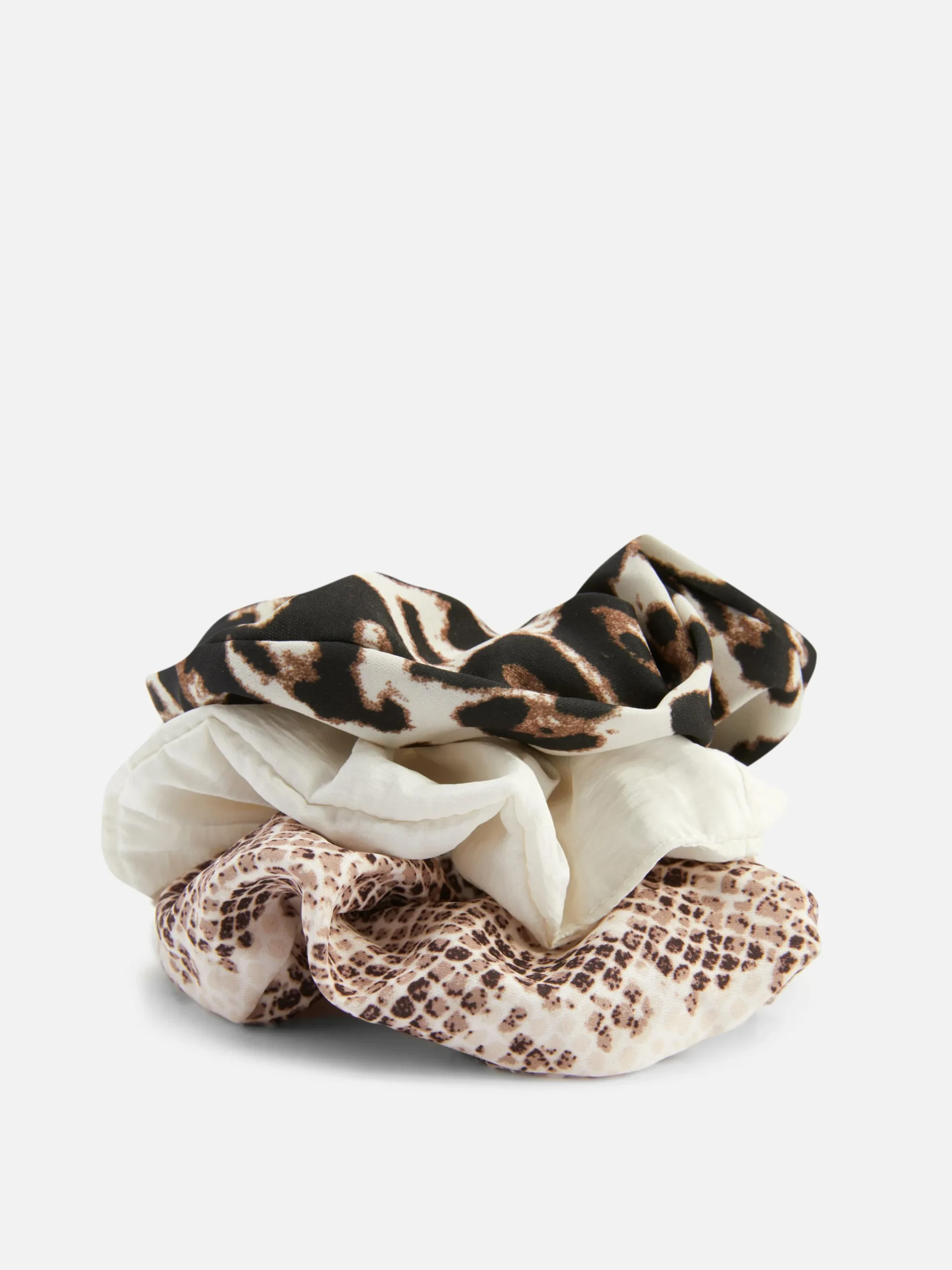 Scrunchies Met Dierenmotief, Set Van 3