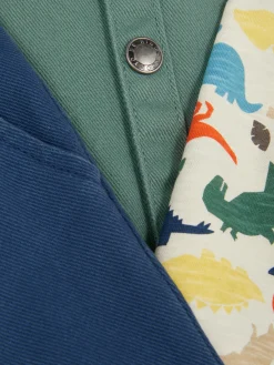 Set Met Dinosaurus-T-shirt, Chino En Shacket