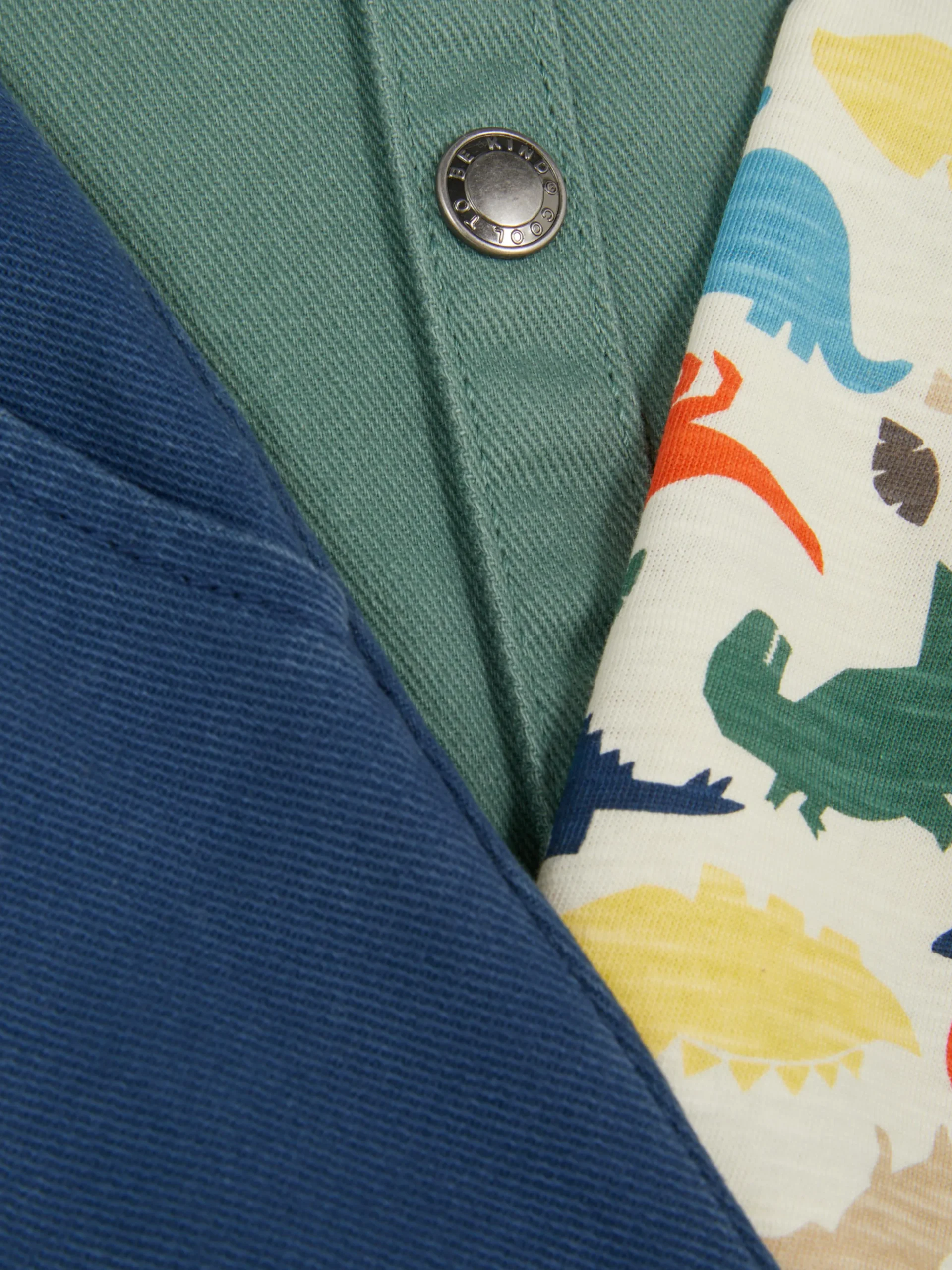 Set Met Dinosaurus-T-shirt, Chino En Shacket