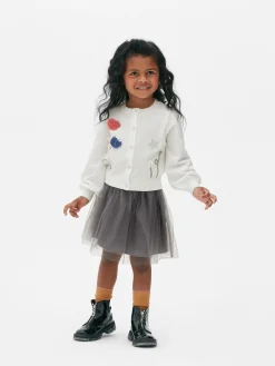 Set Met Gebreid Vest En Tutu