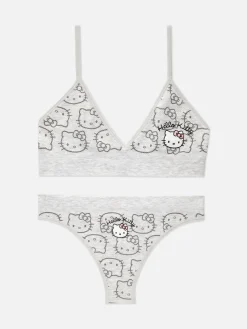 Set Met Naadloze Bralette En String Hello Kitty