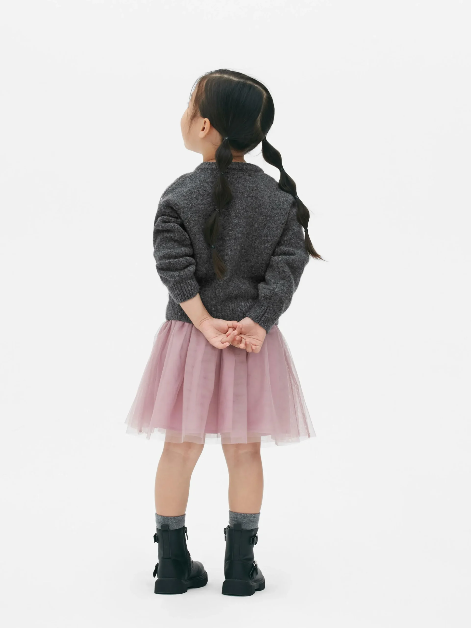 Set Met Trui Met Pailletten En Rok Van Tule