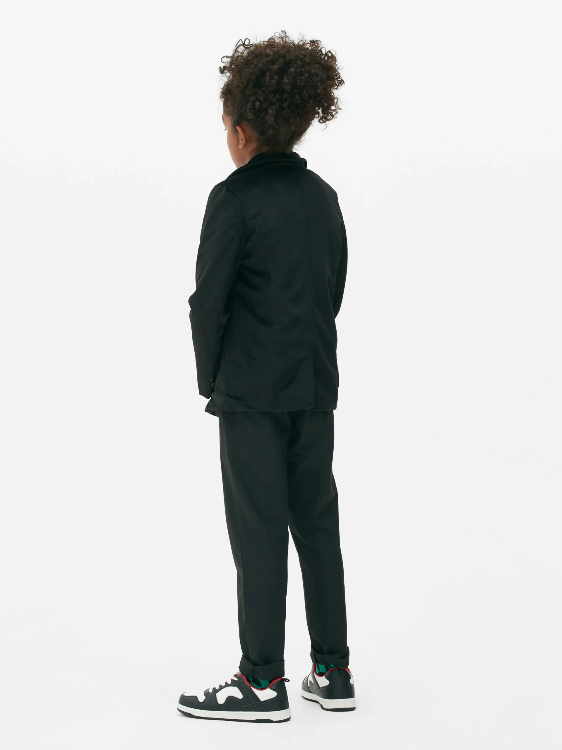 Set Van Fluwelen Blazer En Broek