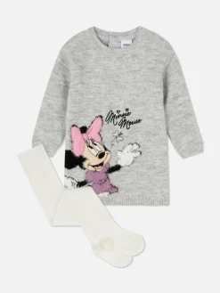 Set Van Gebreide Jurk En Maillot Disney