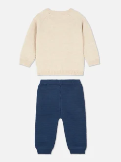 Set Van Gebreide Trui En Legging