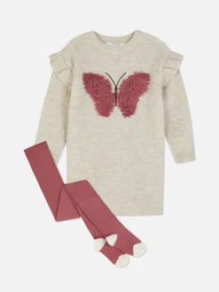 Set Van Overgooier Met Vlinder En Maillot