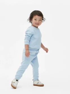 Set Van Sweatshirt En Joggingbroek Met Textuur