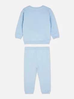Set Van Sweatshirt En Joggingbroek Met Textuur