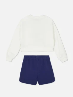 Set Van Sweatshirt En Korte Broek Disney's Stitch