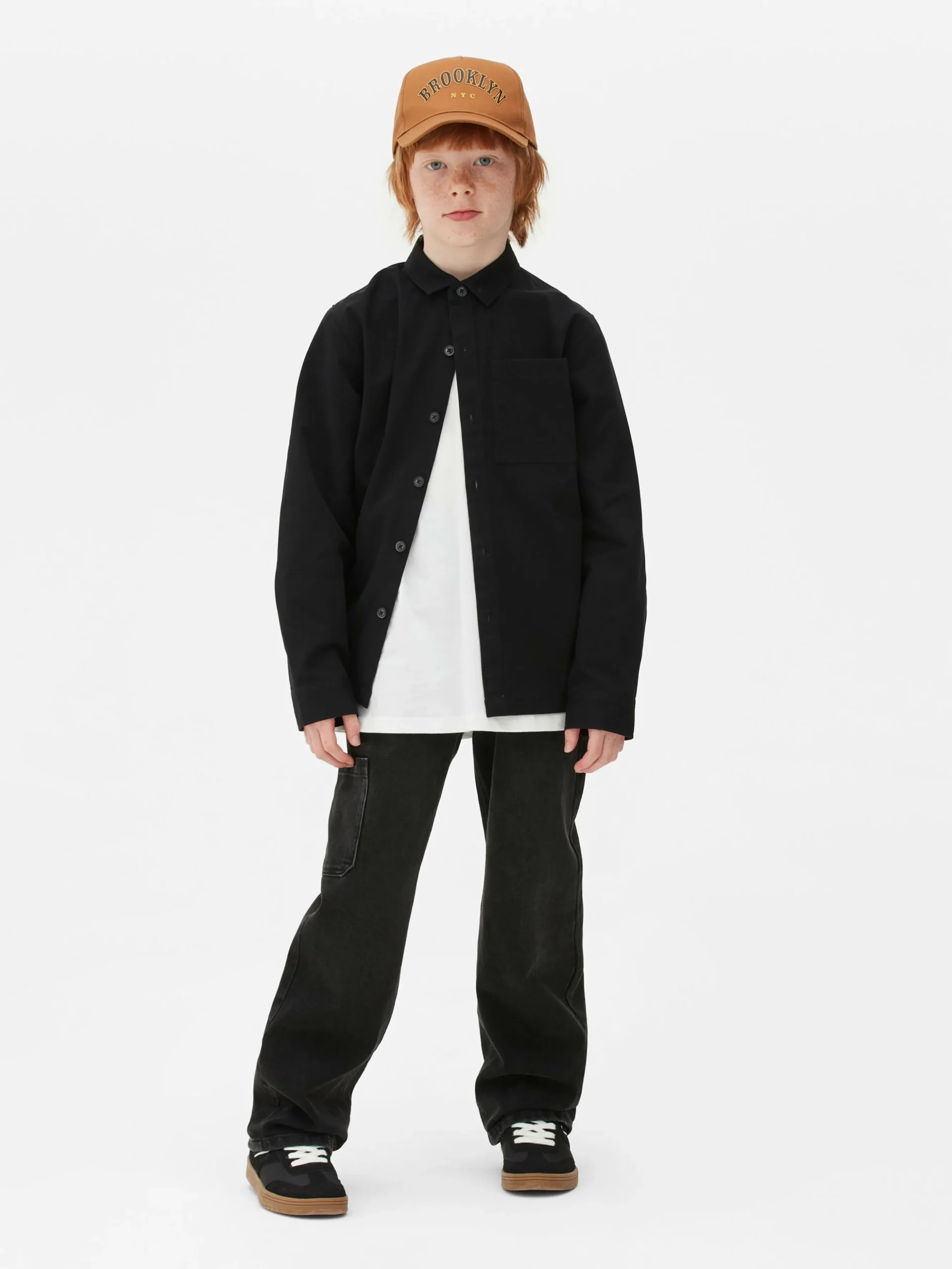 Set Van T-shirt En Overhemd Met Lange Mouwen
