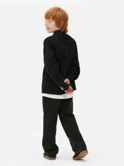 Set Van T-shirt En Overhemd Met Lange Mouwen