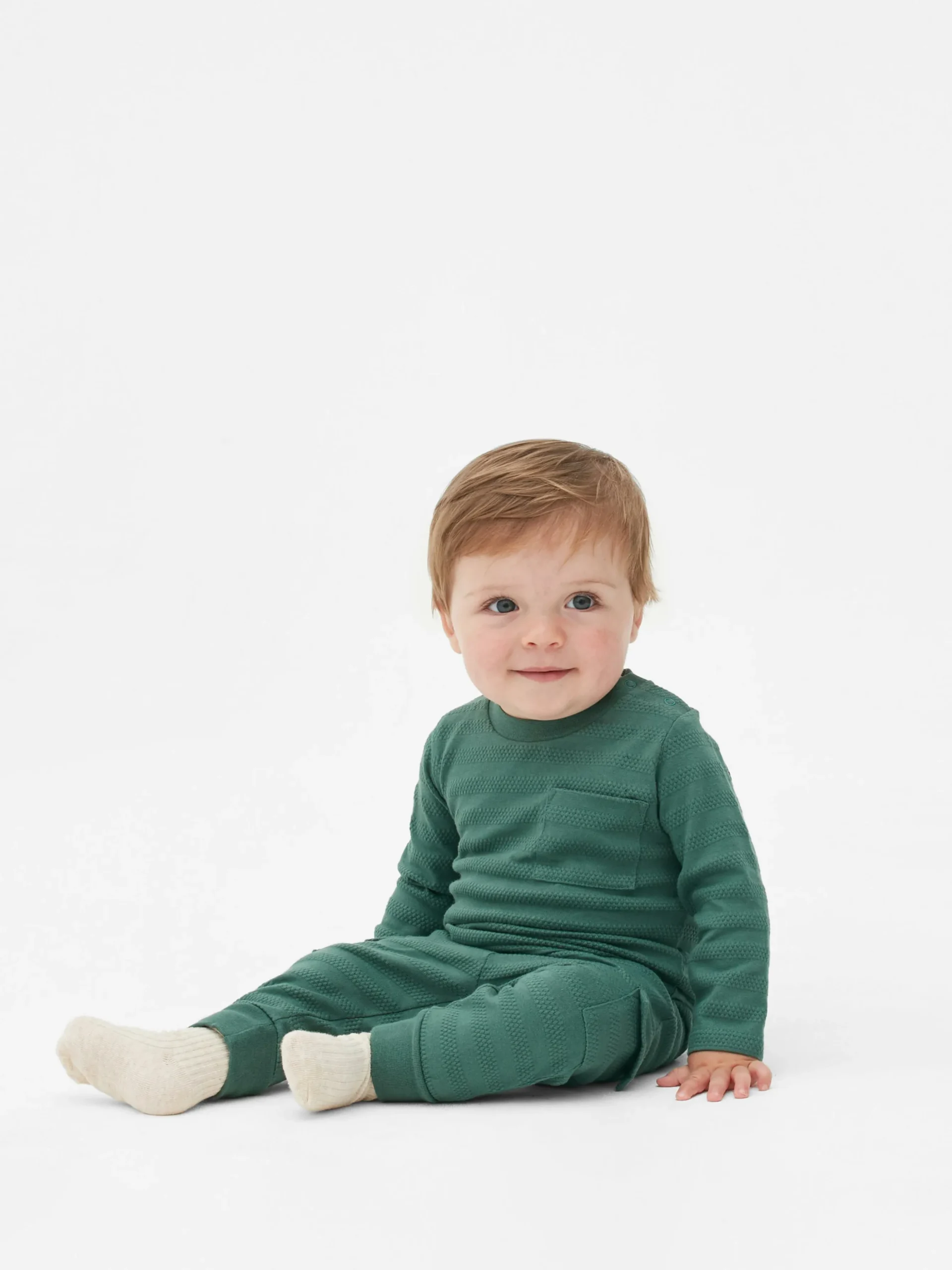 Set Van T-shirt Met Textuur En Cargobroek
