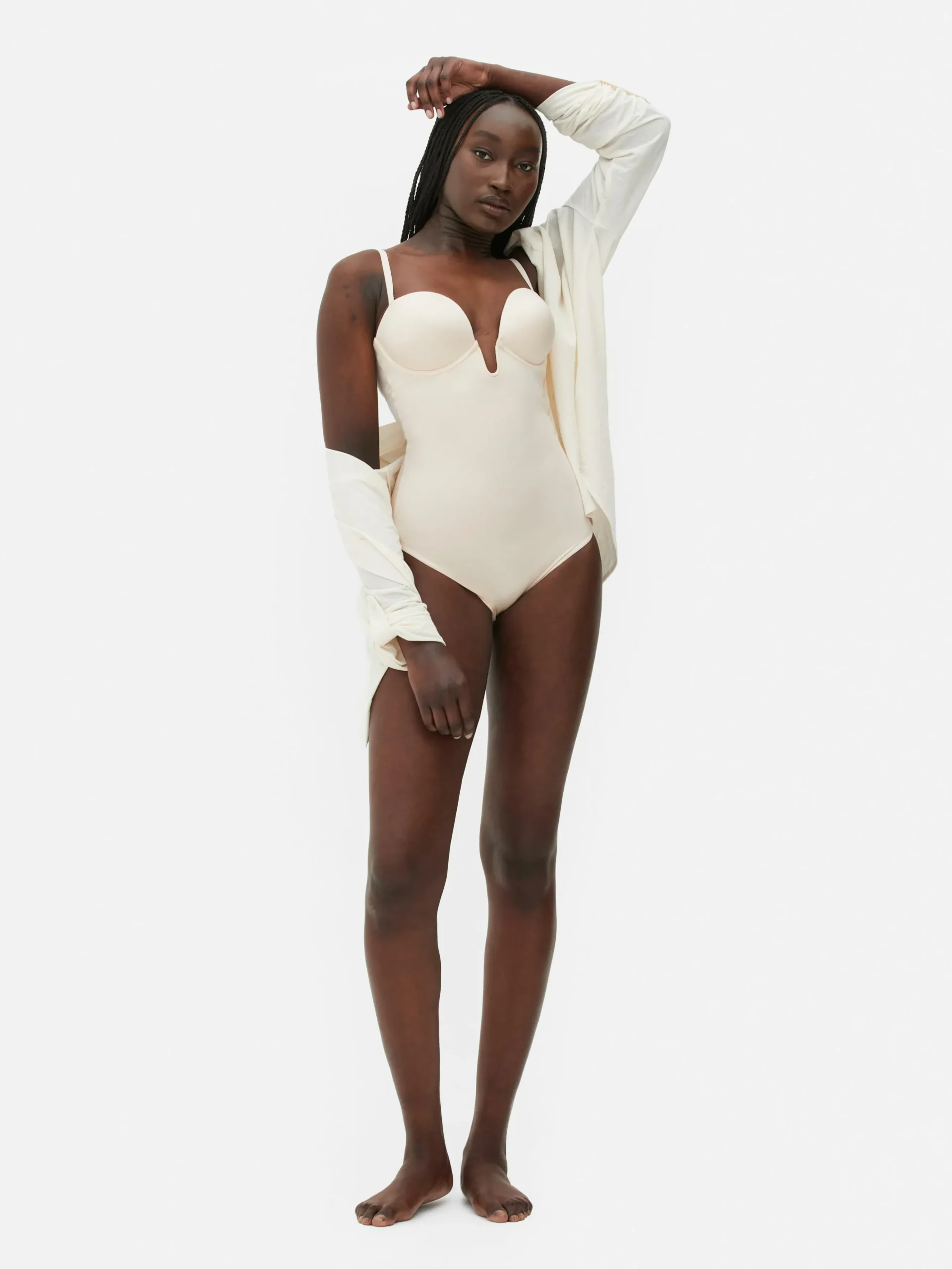 Shapewear Body Met Diep Uitgesneden Cups