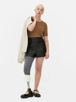 Short Van Imitatieleer