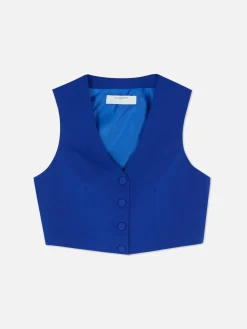 Single-breasted Kort Gilet