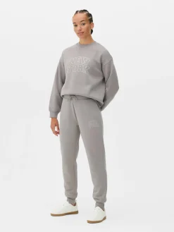 Skinnyfit Joggingbroek Met Print