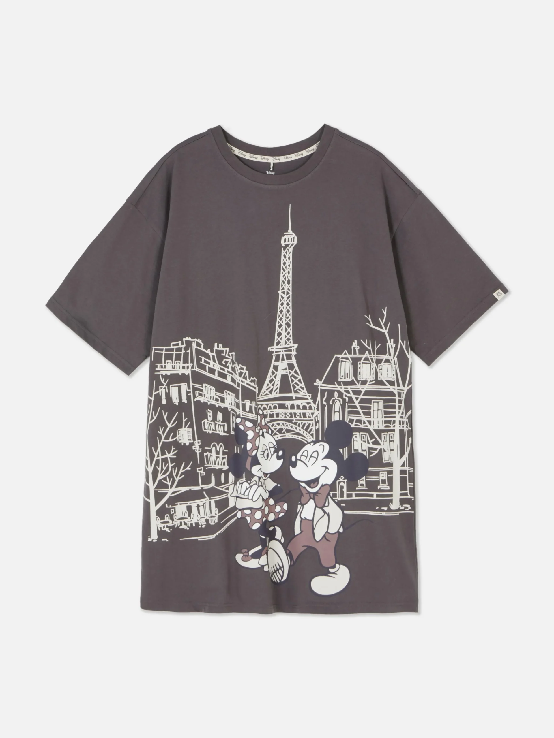 Slaapshirt Disney's Mickey Mouse En Minnie Mouse Paris