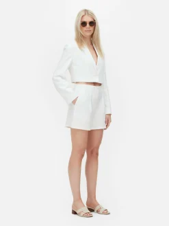 Slank Gesneden Korte Broek