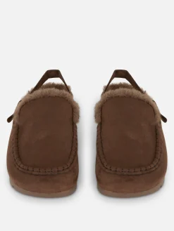 Slingback Loafers Van Suède Rita Ora