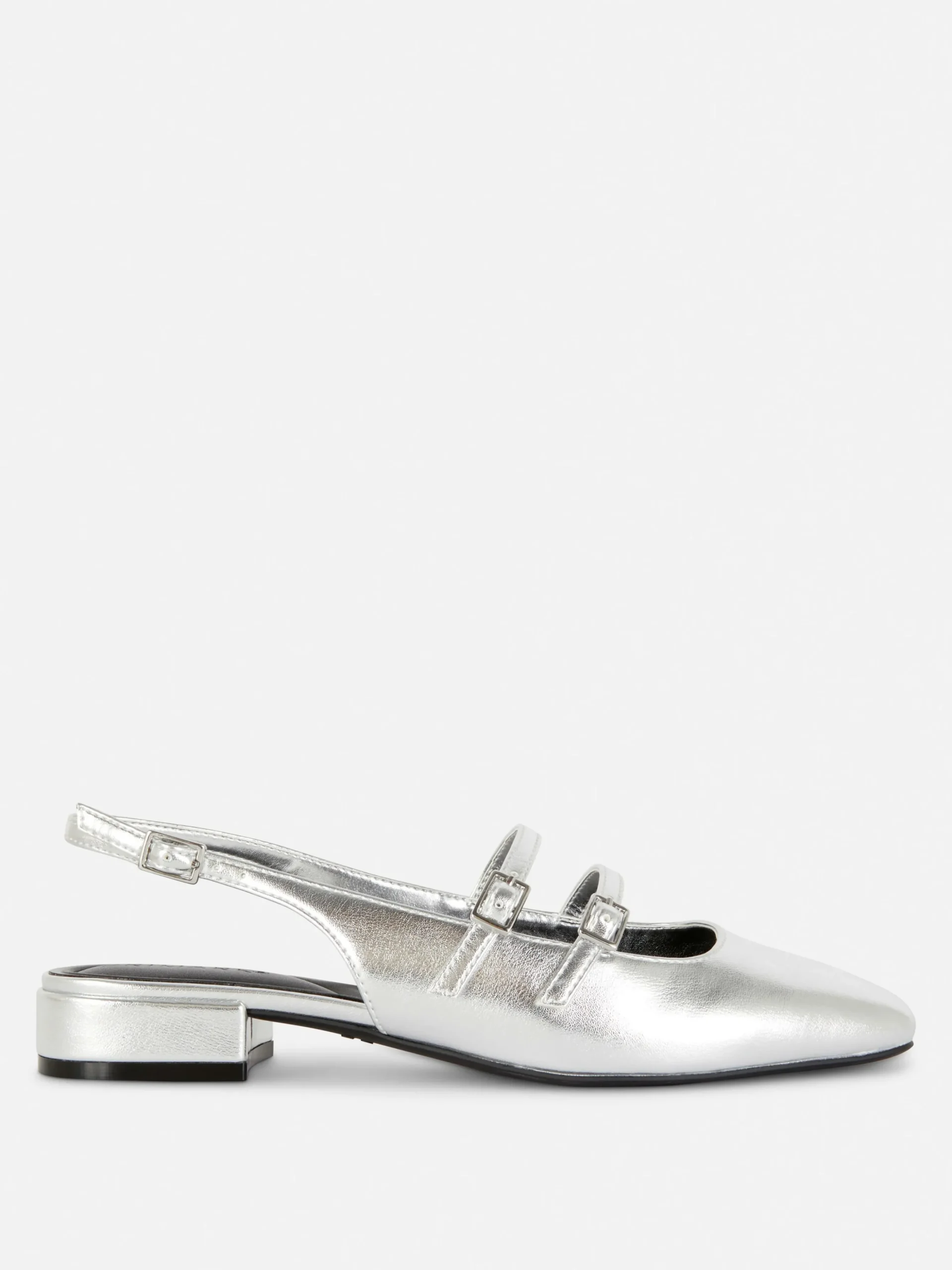 Slingback Mary Janes Met Dubbele Riempjes