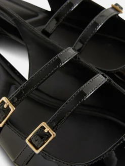 Slingback Mary Janes Met Dubbele Riempjes
