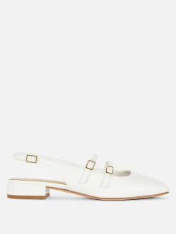 Slingback Mary Janes Met Dubbele Riempjes