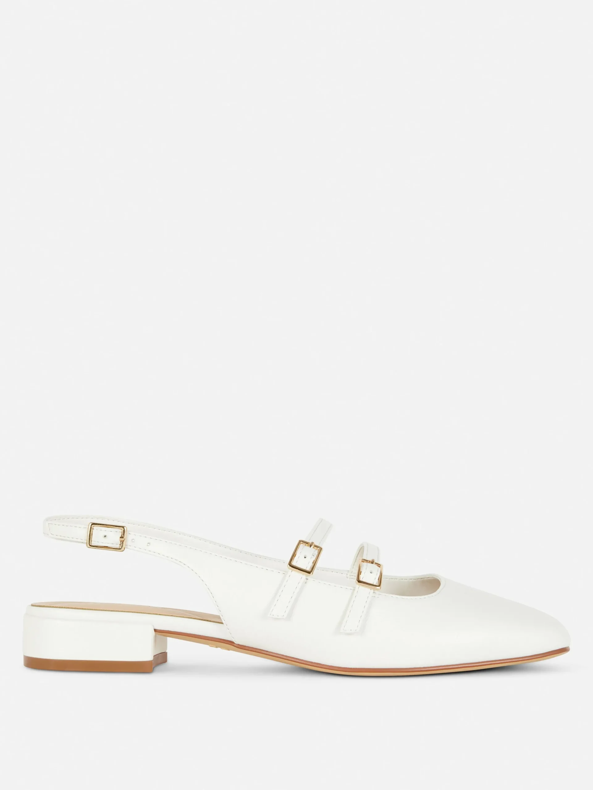 Slingback Mary Janes Met Dubbele Riempjes