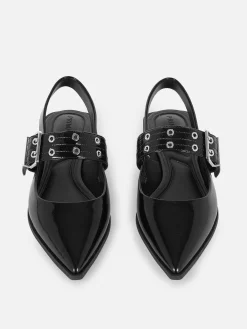 Slingbackballerina's Met Gesp