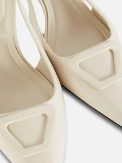 Slingback-pumps Met Lage Hak