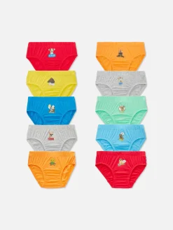 Slips Met Dierenprint, Set Van 10