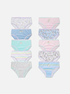 Slips Met Eenhoornprint, Set Van 10