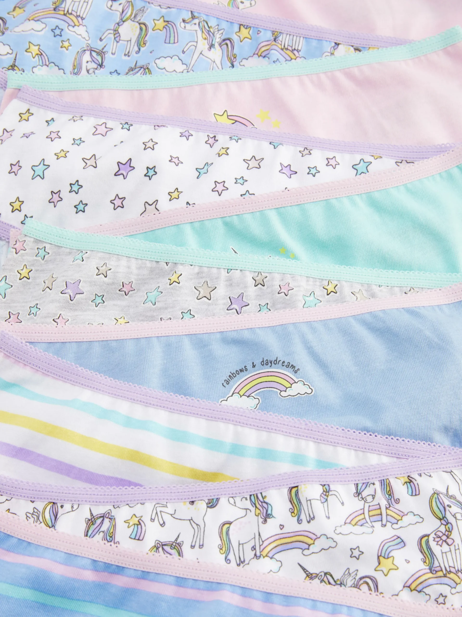 Slips Met Eenhoornprint, Set Van 10