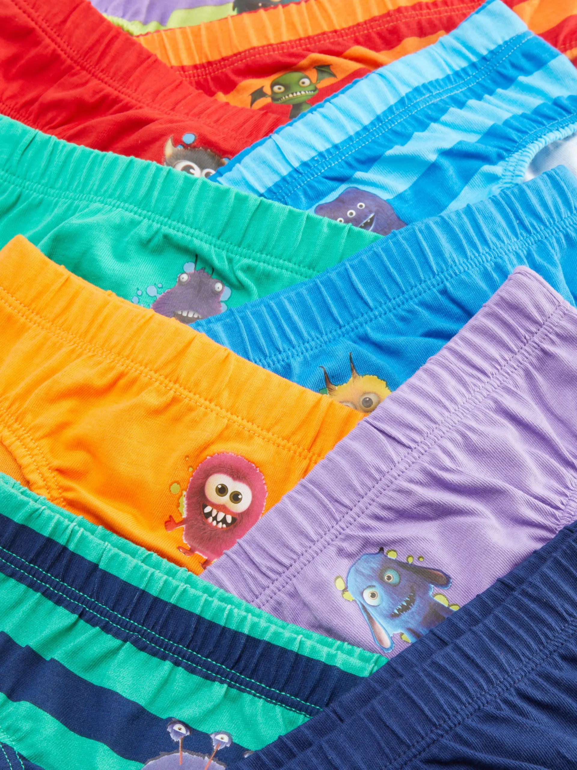 Slips Met Monsterprint, Set Van 10