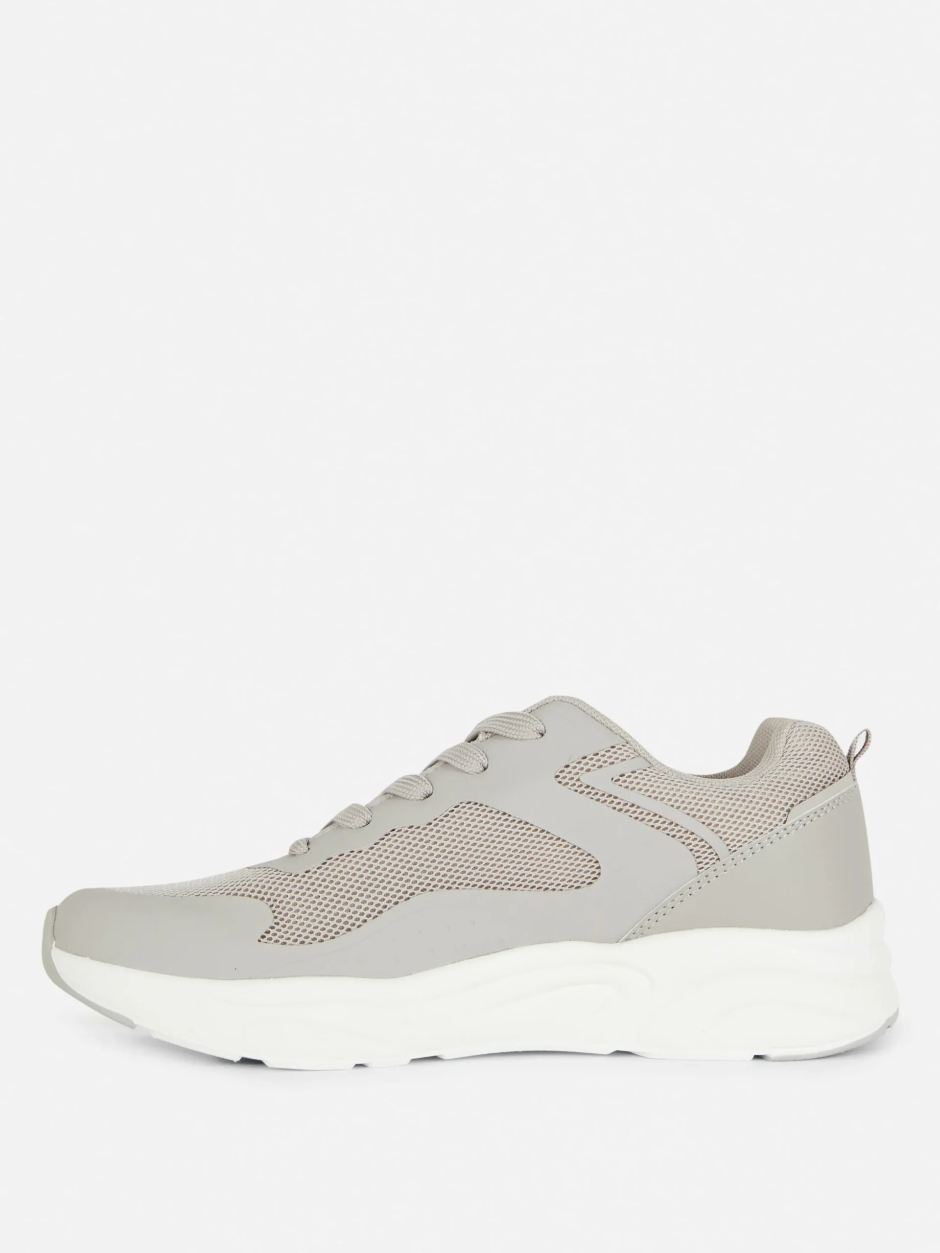 Sneakers Met Mesh En Dikke Zool