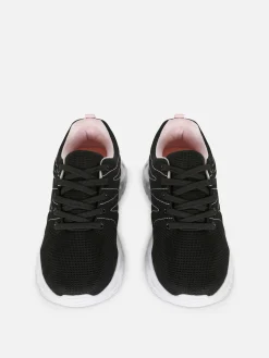 Sneakers Met Mesh En Dikke Zool