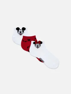 Sneakersokken Disney's Minnie & Mickey Mouse, 3 Paar