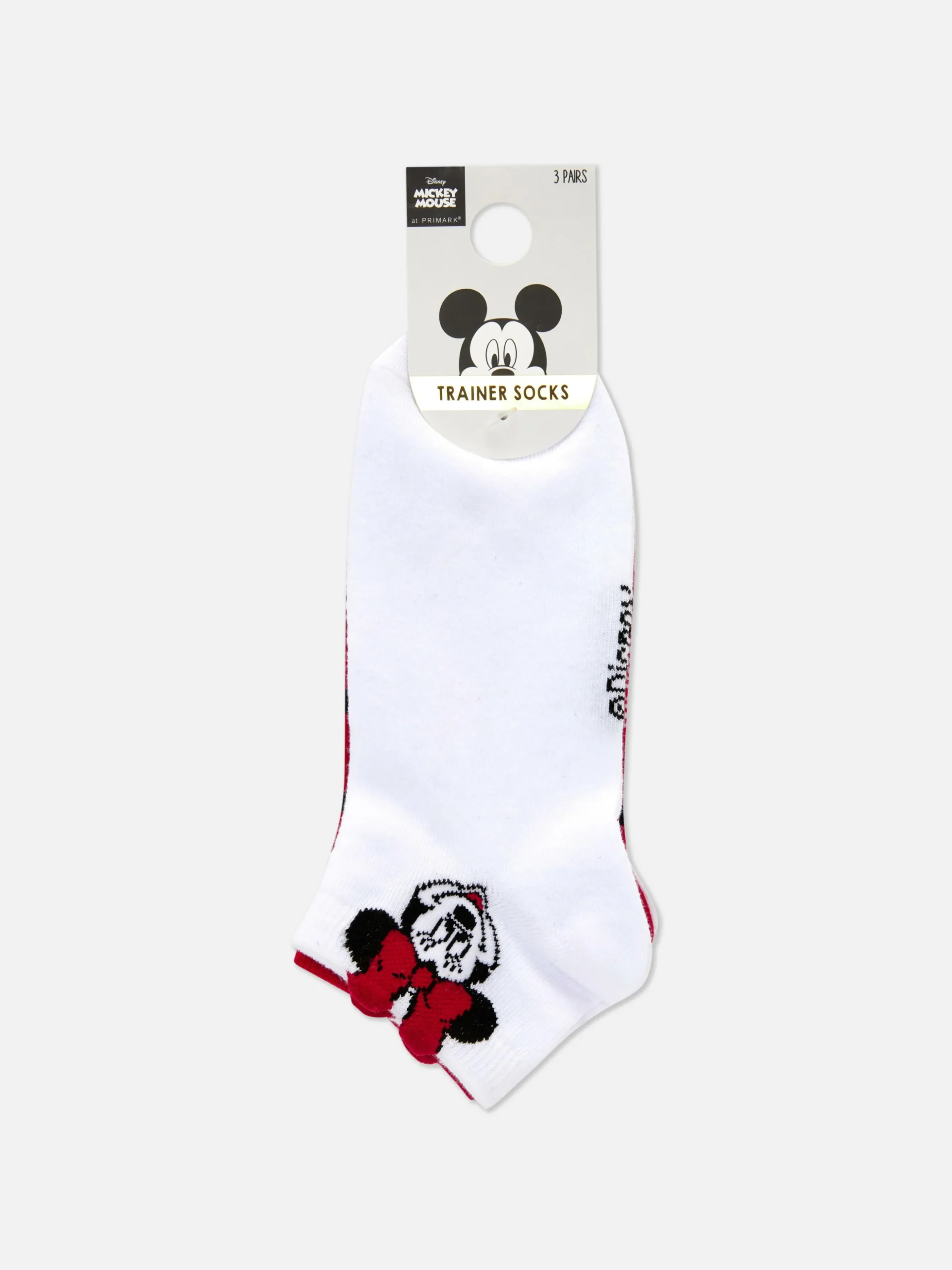 Sneakersokken Disney's Minnie & Mickey Mouse, 3 Paar