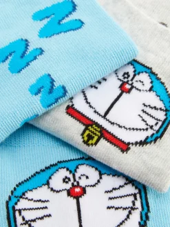 Sneakersokken Doraemon, 3 Paar