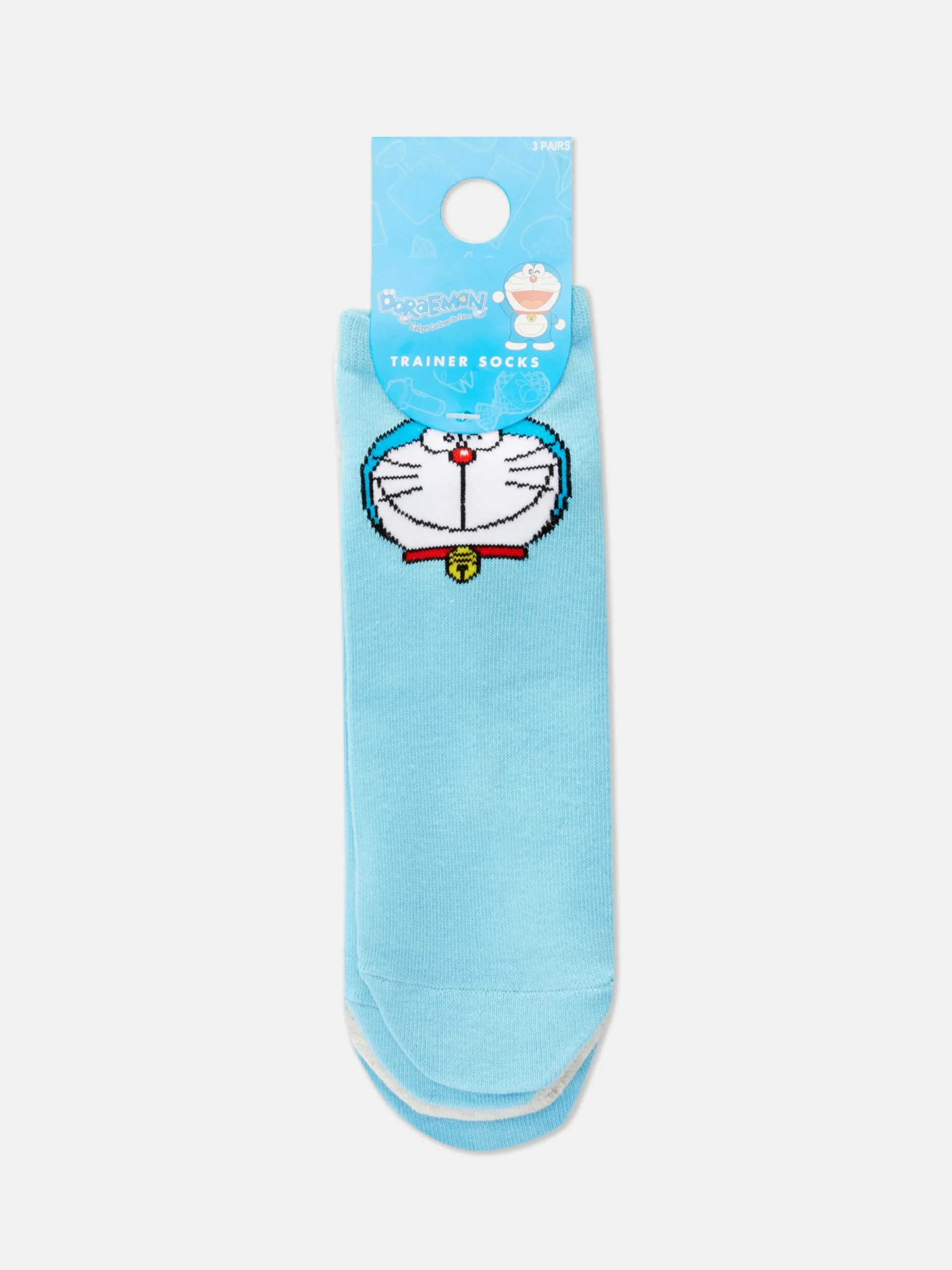 Sneakersokken Doraemon, 3 Paar