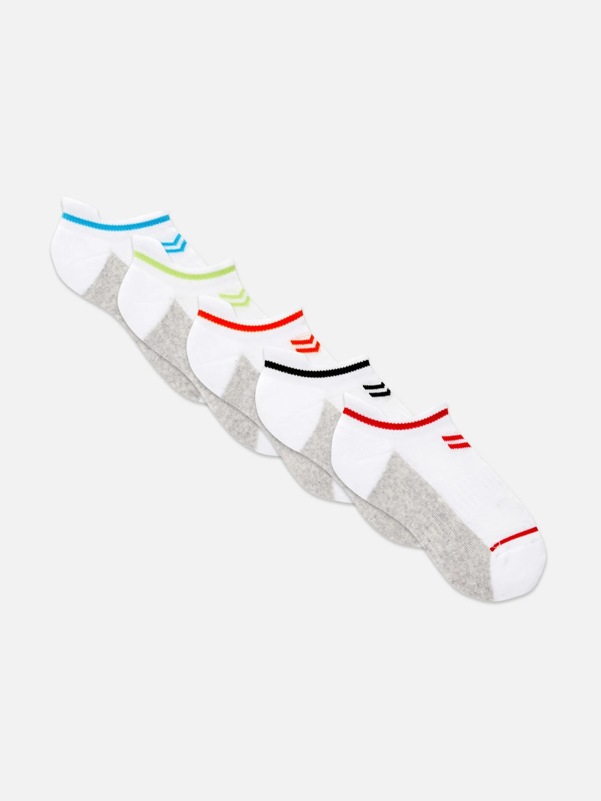 Sneakersokken Met Strepen, Set Van 5