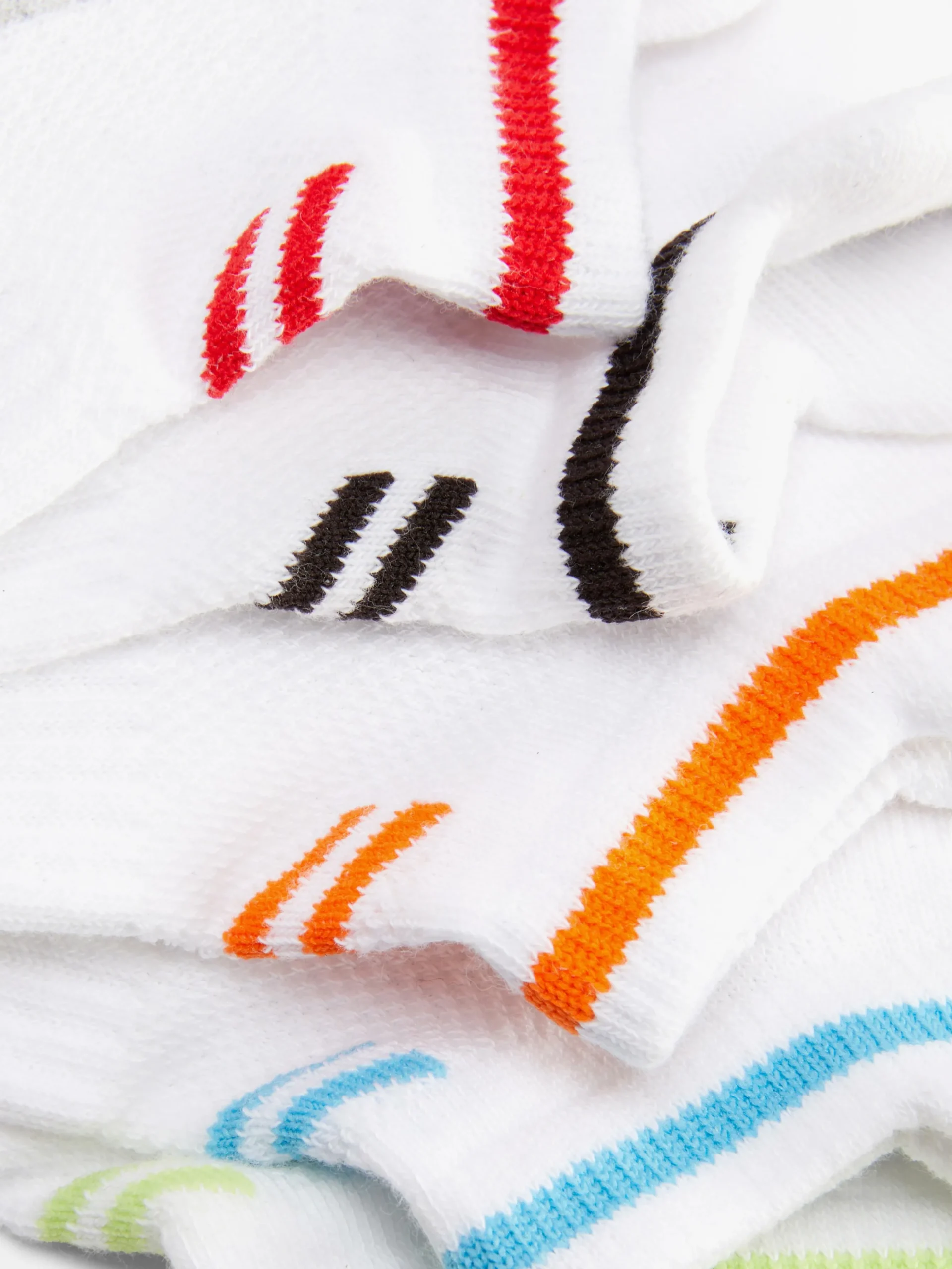 Sneakersokken Met Strepen, Set Van 5