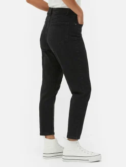 Spijkerbroek Met Hoge Taille
