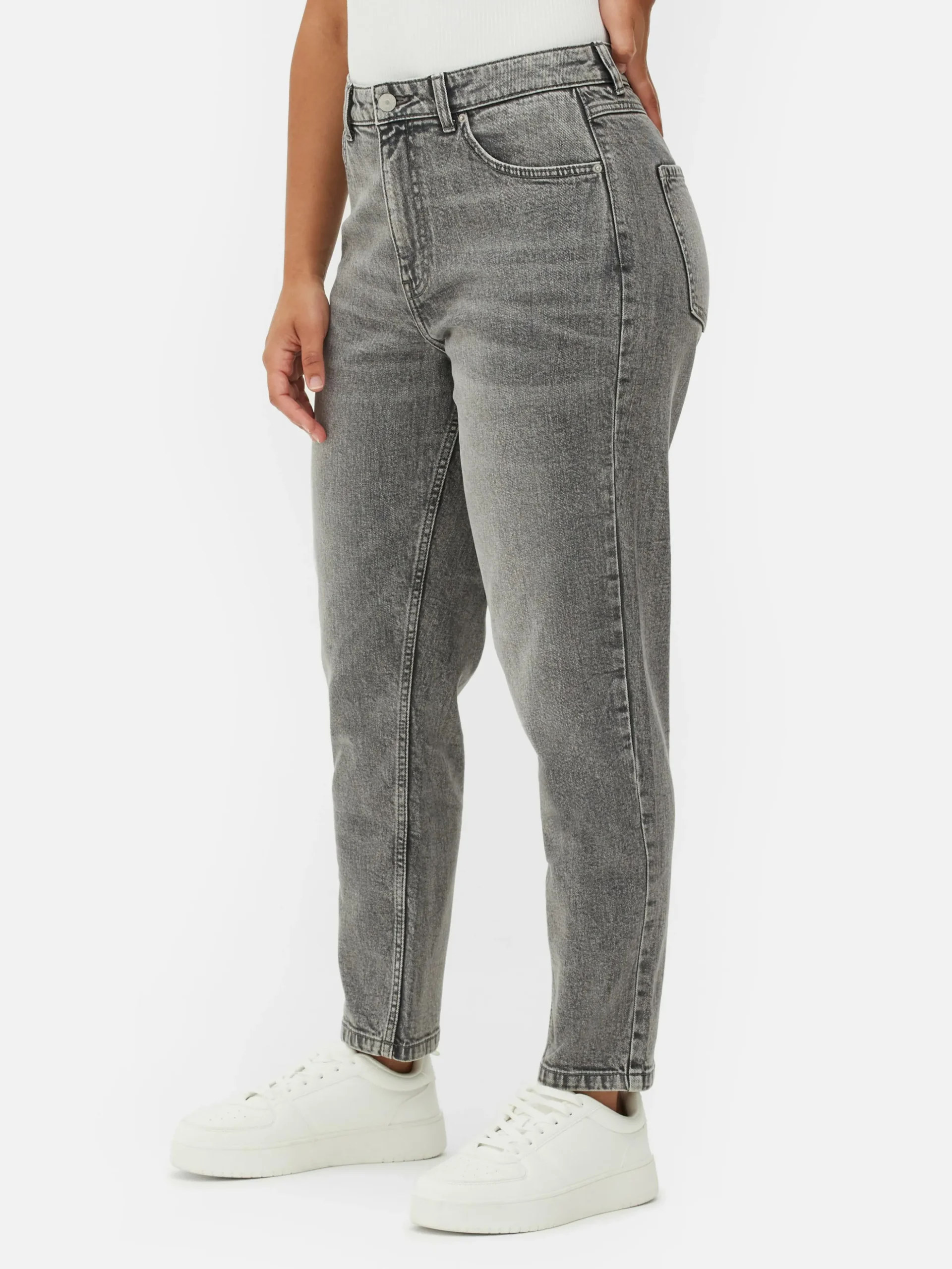 Spijkerbroek Met Hoge Taille
