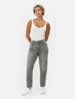 Spijkerbroek Met Hoge Taille