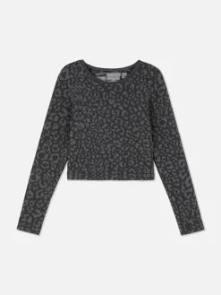 Sportieve Top Met Luipaardprint
