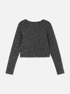 Sportieve Top Met Luipaardprint