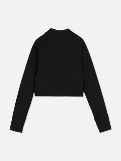 Sportshirt Met Opstaande Kraag